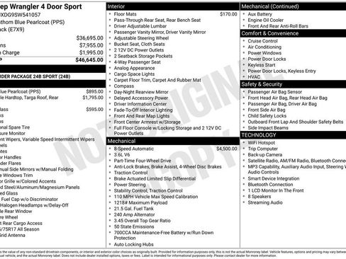 Used 2025 Jeep Wrangler Unlimited Sport AWD/4WD image 14