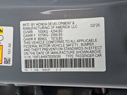 New 2026 Honda Civic Sport Touring image 10