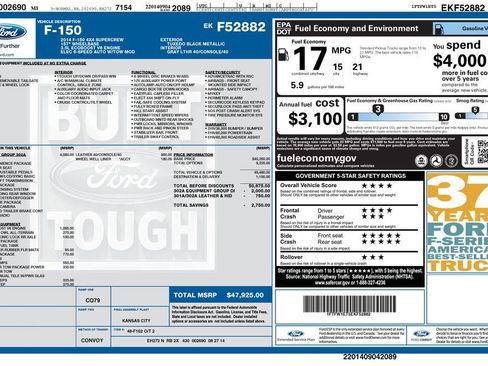 Used 2014 Ford F150 XLT w/ Equipment Group 302A Luxury image 35