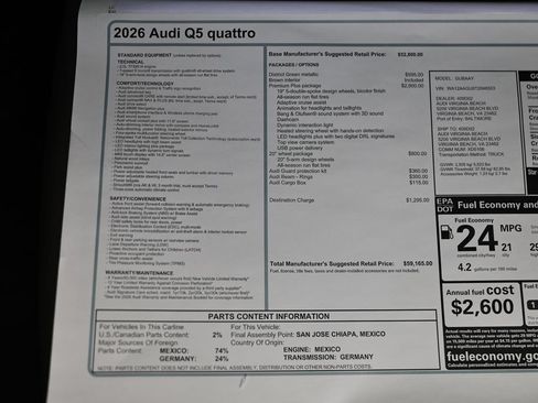 New 2026 Audi Q5 Premium Plus AWD/4WD image 31