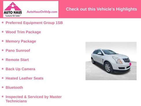 Used 2012 Cadillac SRX Luxury AWD/4WD image 3