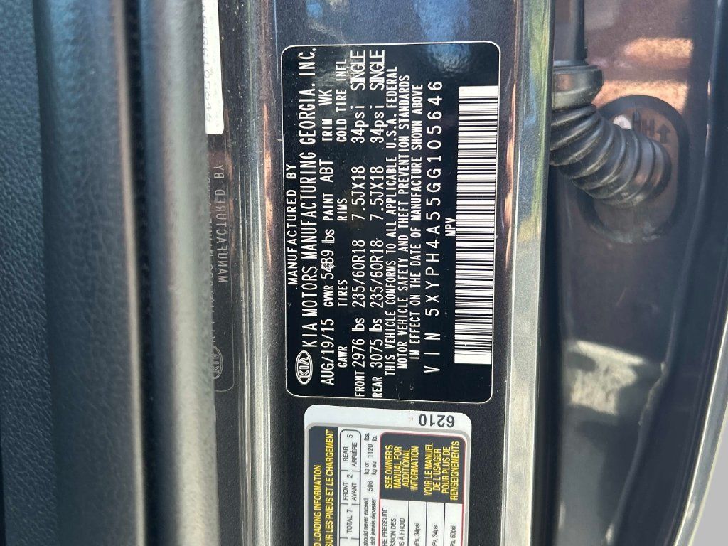 Used 2016 Kia Sorento EX w/ EX Premium Package FWD image 10