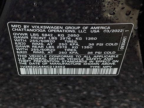 Used 2022 Volkswagen Atlas Cross Sport SE w/ Panoramic Sunroof Package image 26