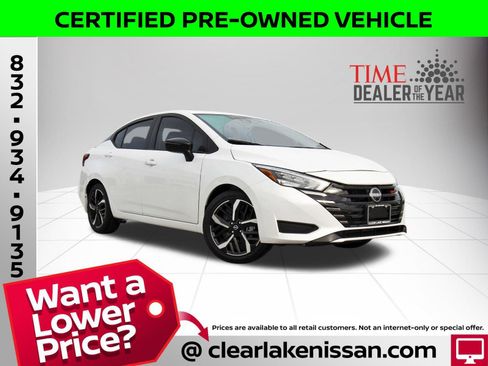 Certified 2025 Nissan Versa SR w/ Trunk Package image 1