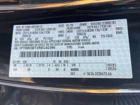 Used 2024 Ford F350 Lariat w/ Lariat Ultimate Package image 37