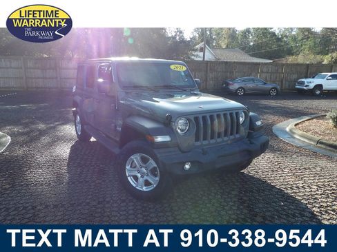 Used 2021 Jeep Wrangler Unlimited Sport image 1