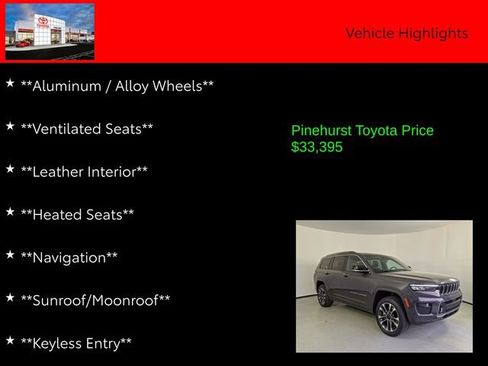 Used 2022 Jeep Grand Cherokee L Overland w/ Luxury Tech Group IV image 9