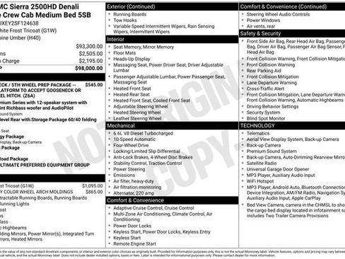 Used 2025 GMC Sierra 2500 Denali Ultimate AWD/4WD image 2