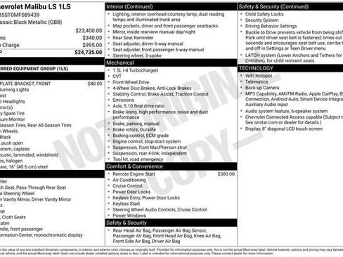 Used 2021 Chevrolet Malibu LS FWD image 4