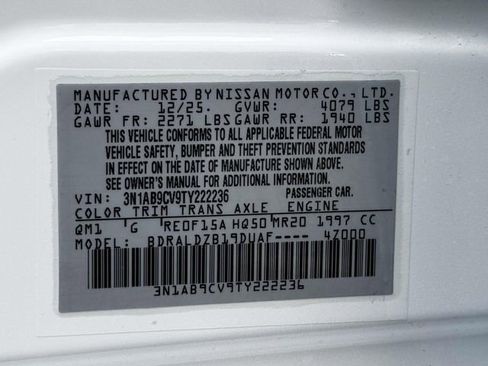 New 2026 Nissan Sentra SV image 28