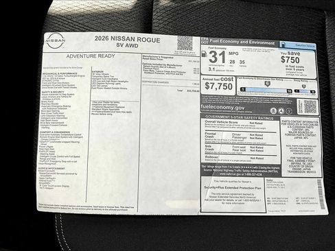 New 2026 Nissan Rogue SV image 21