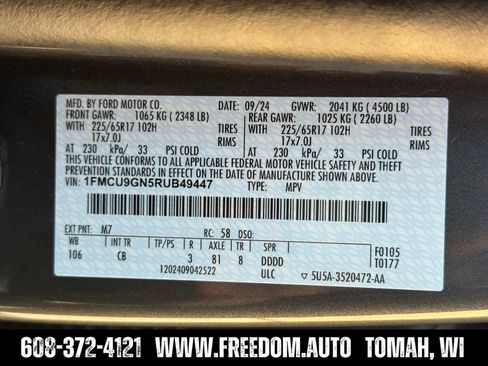 Used 2024 Ford Escape Active AWD/4WD image 28