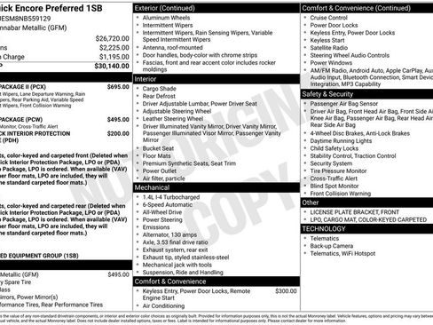 Used 2022 Buick Encore Preferred w/ Safety Package II AWD/4WD image 4