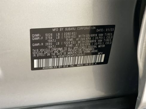 Used 2023 Subaru Outback Limited XT image 30