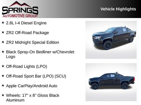 Used 2021 Chevrolet Colorado ZR2 w/ ZR2 Midnight Special Edition AWD/4WD image 2