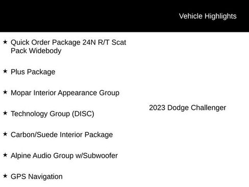 Used 2023 Dodge Challenger R/T Scat Pack RWD image 12