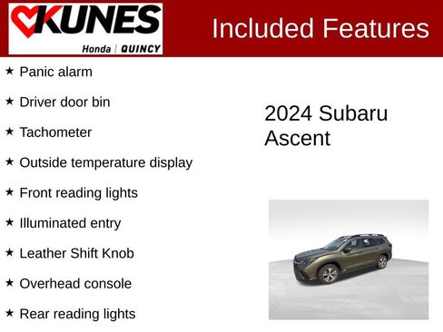 Used 2024 Subaru Ascent Premium w/ Convenience Package AWD/4WD image 3