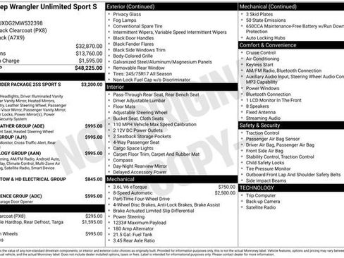 Used 2021 Jeep Wrangler Unlimited Sport image 35