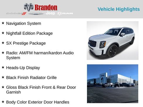 Used 2022 Kia Telluride SX w/ SX Prestige Package AWD/4WD image 2