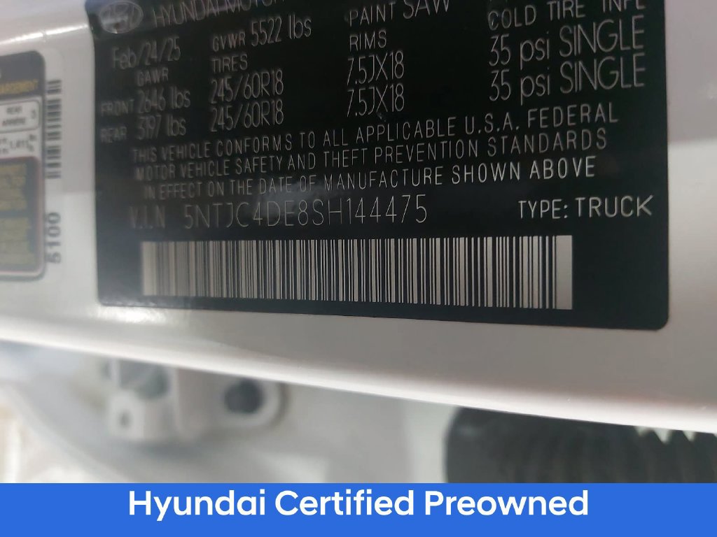 Certified 2025 Hyundai Santa Cruz SEL FWD image 34