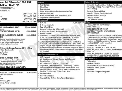 Used 2021 Chevrolet Silverado 1500 RST w/ True North Edition Plus AWD/4WD image 39