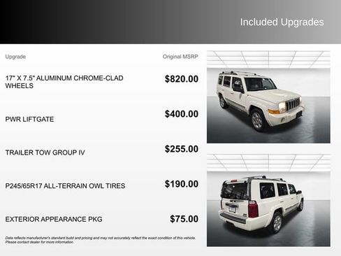 Used 2007 Jeep Commander Limited w/ Trailer Tow Group IV image 4