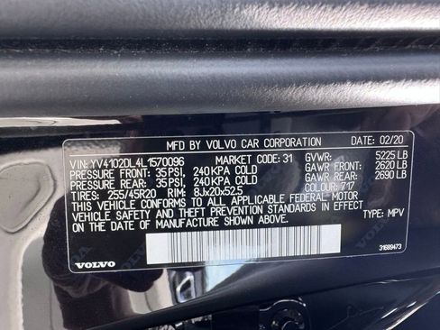 Used 2020 Volvo XC60 T5 Inscription w/ Protection Package Premier FWD image 46