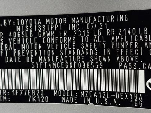 Used 2022 Toyota Corolla XSE w/ Carpet Mat Package (TMS) FWD image 45