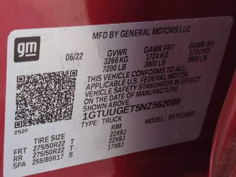 Used 2022 GMC Sierra 1500 Denali w/ Denali Reserve Package AWD/4WD image 58
