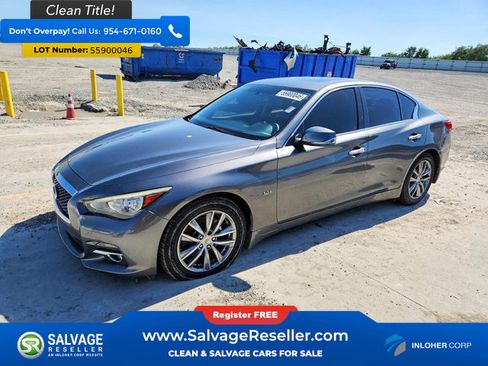 Used 2017 INFINITI Q50 3.0t Premium w/ 3.0T Premium Plus Package RWD image 1