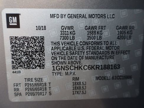 Used 2019 Chevrolet Suburban LT RWD image 47