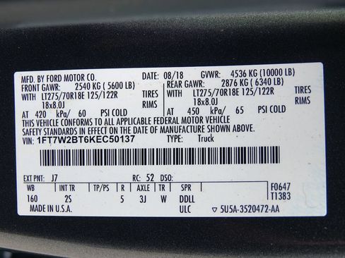 Used 2019 Ford F250 XLT w/ XLT Premium Package AWD/4WD image 54