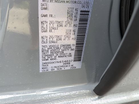 New 2026 Nissan Frontier PRO-4X w/ Pro Premium Package AWD/4WD image 37