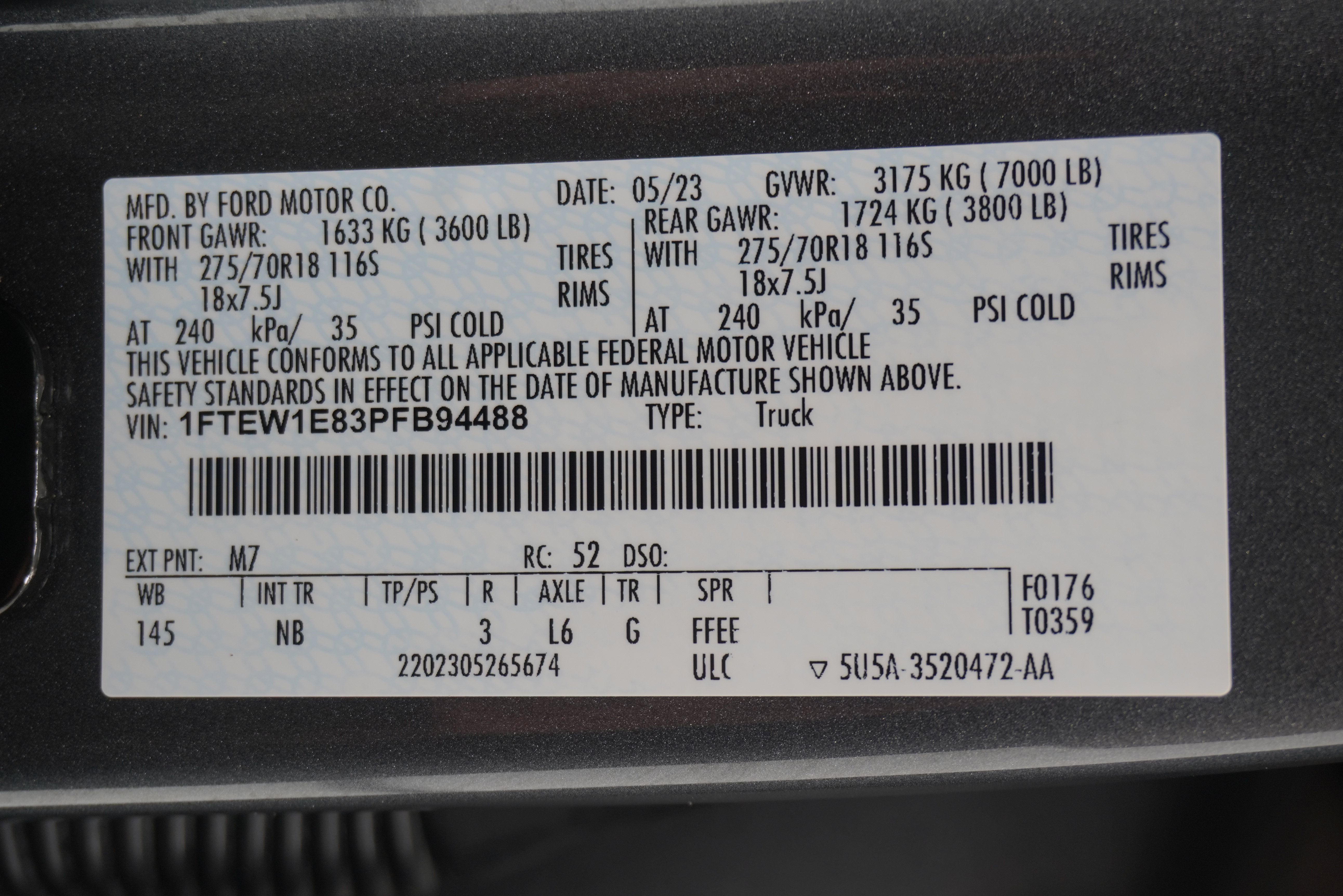 Used 2023 Ford F150 Tremor w/ Equipment Group 402A High AWD/4WD image 36