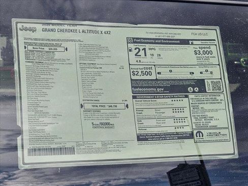 New 2025 Jeep Grand Cherokee L Altitude image 17