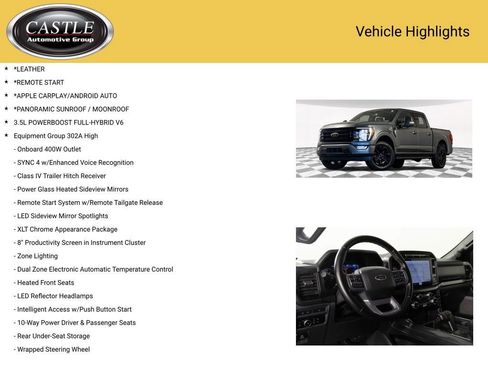 Used 2023 Ford F150 XLT w/ Equipment Group 302A High image 3