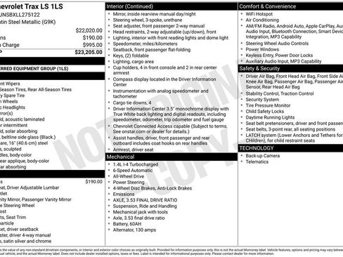 Used 2020 Chevrolet Trax LS image 35