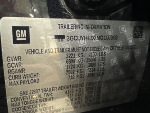 Used 2021 Chevrolet Silverado 1500 High Country w/ Technology Package image 13