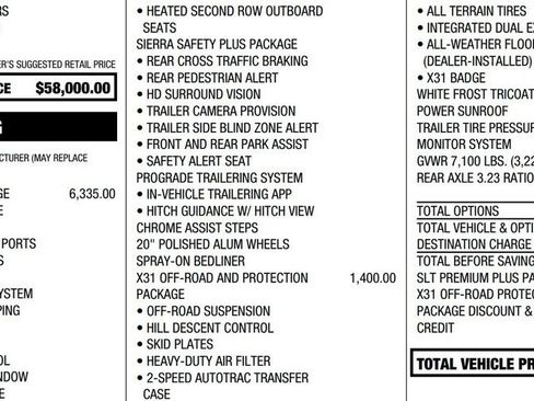 Certified 2025 GMC Sierra 1500 SLT w/ SLT Premium Plus Package AWD/4WD image 2