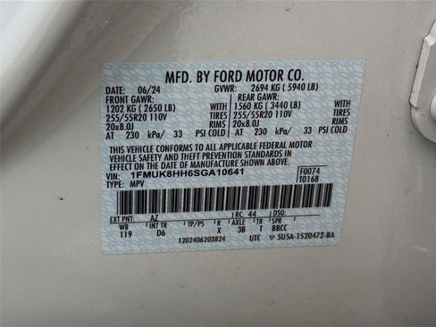 Used 2025 Ford Explorer Platinum w/ LUX Leather Package image 34