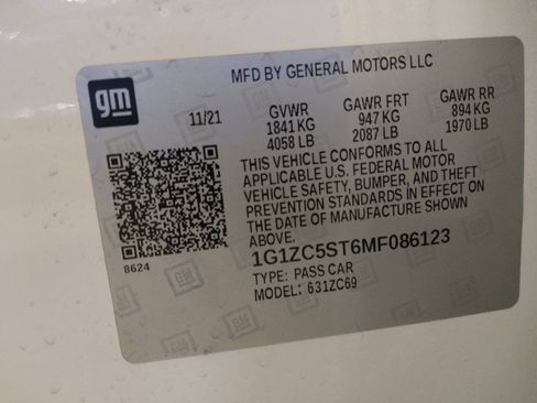 Used 2021 Chevrolet Malibu LS w/ Driver Confidence Package II FWD image 33