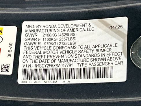 Used 2025 Honda Accord EX-L image 29