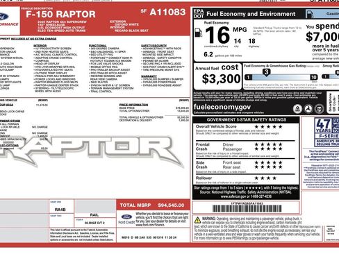 Used 2025 Ford F150 Raptor AWD/4WD image 4