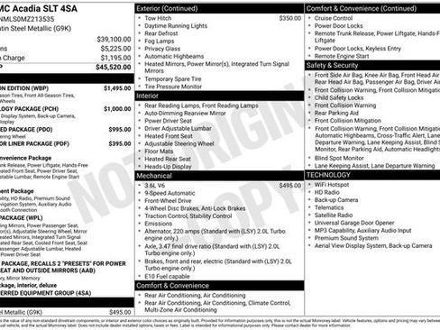 Used 2021 GMC Acadia SLT w/ Elevation Edition FWD image 7