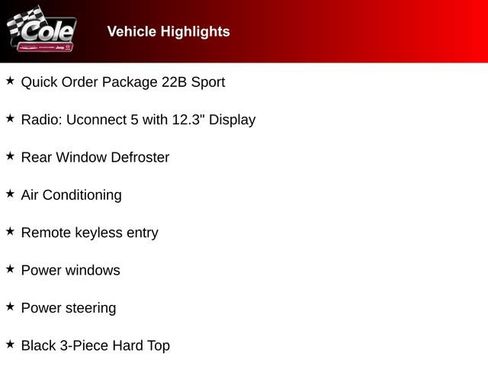 New 2026 Jeep Wrangler Sport image 5