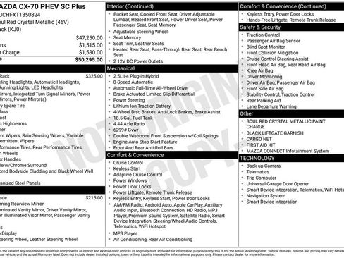 New 2026 MAZDA CX-70 SC Plus AWD/4WD image 4
