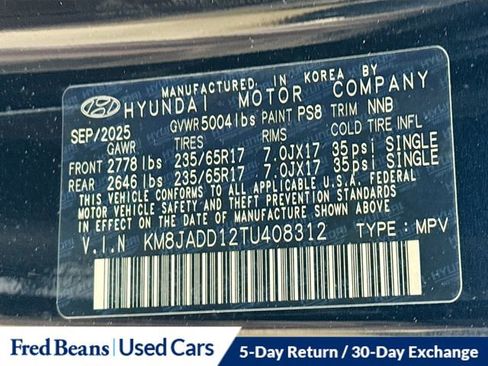 Used 2026 Hyundai Tucson Blue SE image 32