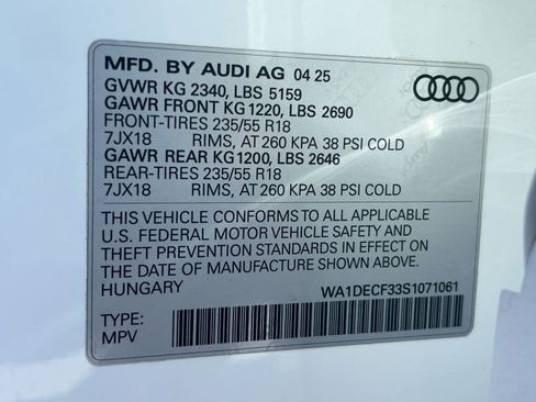 Certified 2025 Audi Q3 2.0T Premium w/ Convenience Package image 19