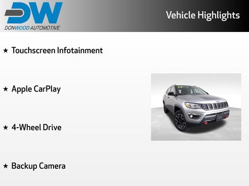 Used 2019 Jeep Compass Trailhawk AWD/4WD image 6