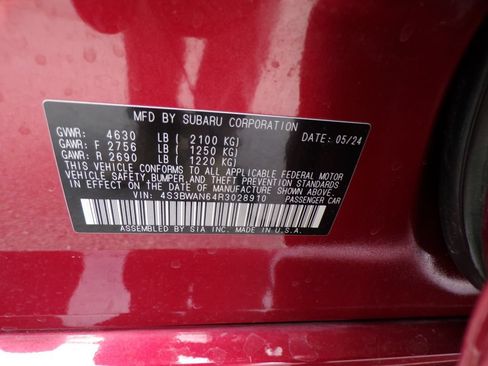 Used 2024 Subaru Legacy Limited AWD/4WD image 36